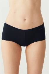 Kırmızı Somon Siyah Beyaz Ten 5'li Kadın Boxer - Thumbnail