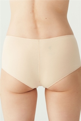 Kırmızı Somon Siyah Beyaz Ten 5'li Kadın Boxer - 12