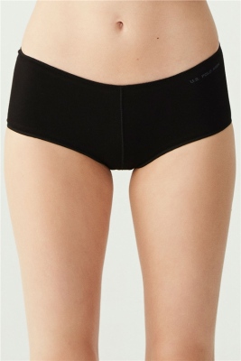 Kırmızı Somon Siyah Beyaz Ten 5'li Kadın Boxer - 15