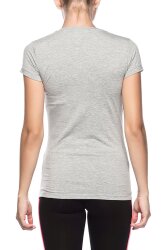 Kısa Kollu V Yaka Kadın T-Shirt - 5