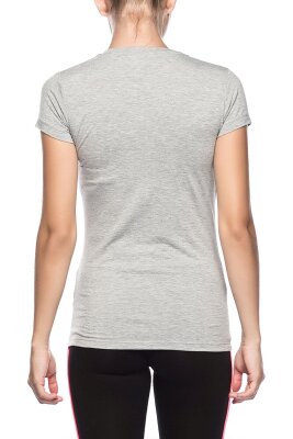 Kısa Kollu V Yaka Kadın T-Shirt - 5