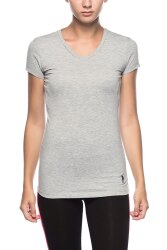 Kısa Kollu V Yaka Kadın T-Shirt - 2