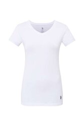 Kısa Kollu V Yaka Kadın T-Shirt