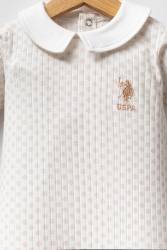 Kız Bebek Beyaz Patikli Tulum - Thumbnail