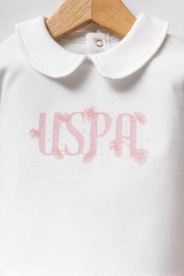 U.S. Polo Assn. - Kız Bebek Patikli Alt Üst Takım, %100 Pamuk / %100 Cotton (1)