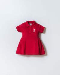 Kız Bebek Pike Elbise %100 Pamuk Polo Yaka Günlük & Yazlık Elbise - 12