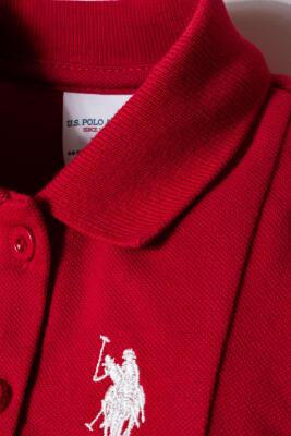 Kız Bebek Pike Elbise %100 Pamuk Polo Yaka Günlük & Yazlık Elbise - 17