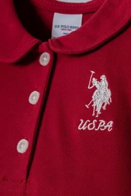 Kız Bebek Pike Elbise %100 Pamuk – Polo Yaka Yazlık Günlük Elbise - 2