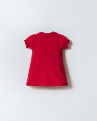 Kız Bebek Pike Elbise %100 Pamuk – Polo Yaka Yazlık Günlük Elbise - 4