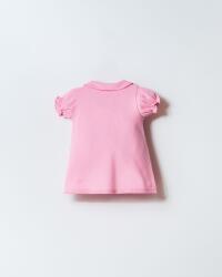 Kız Bebek Pike Elbise %100 Pamuk – Polo Yaka Yazlık Günlük Elbise - 10