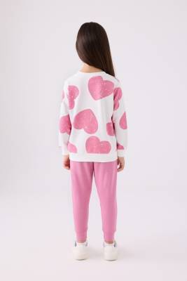 KIZ ÇOCUK EŞOFMAN TAKIM ,ÜÇ İPLİK DOKUMA - 5