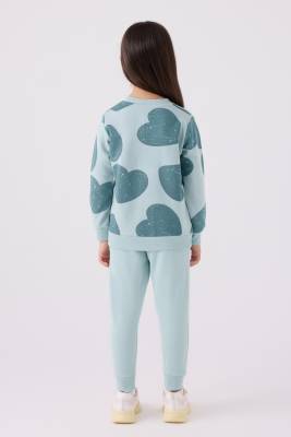 KIZ ÇOCUK EŞOFMAN TAKIM ,ÜÇ İPLİK DOKUMA - 6