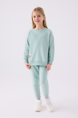 KIZ ÇOCUK EŞOFMAN TAKIM ,ÜÇ İPLİK DOKUMA - 3