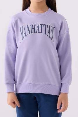 KIZ ÇOCUK EŞOFMAN TAKIM ,Üç İplik Şardonlu - 3