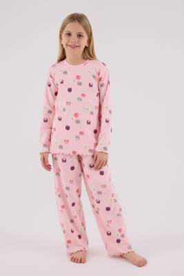 Rolypoly - Kız Çocuk Kaşkorse Pijama Takım, %95 Pamuk %5 Elastan (1)