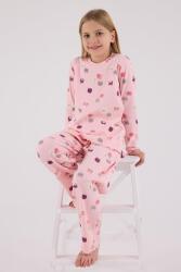 Kız Çocuk Kaşkorse Pijama Takım, %95 Pamuk %5 Elastan