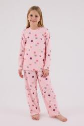 Kız Çocuk Kaşkorse Pijama Takım, %95 Pamuk %5 Elastan (1)