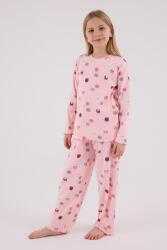 Kız Çocuk Kaşkorse Pijama Takım, %95 Pamuk %5 Elastan - 3