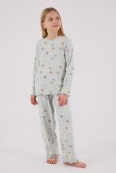 Kız Çocuk Kaşkorse Pijama Takım, %95 Pamuk %5 Elastan - 9