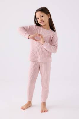 RolyPoly - KIZ ÇOCUK KAŞKORSE PİJAMA TAKIMI 