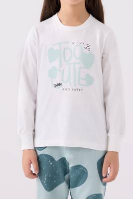 KIZ ÇOCUK PİJAMA TAKIMI ,SÜPREM DOKUMA - 6