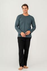 KUTULU ÇEYİZLİK ARNETTA ERKEK İKİLİ TAKIM %100 Pamuk / %100 Cotton Uzun Kol Pijama Takım - 11