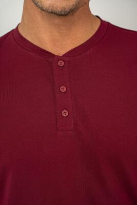 KUTULU ÇEYİZLİK ARNETTA ERKEK İKİLİ TAKIM %100 Pamuk / %100 Cotton Uzun Kol Pijama Takım - 21