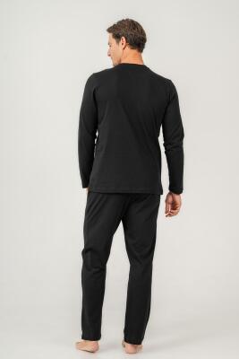 KUTULU ÇEYİZLİK ARNETTA ERKEK İKİLİ TAKIM %100 Pamuk / %100 Cotton Uzun Kol Pijama Takım - 25