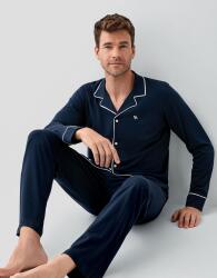 Kutulu Çeyizlik Erkek Gömlek Pijama Takım %100 Pamuk