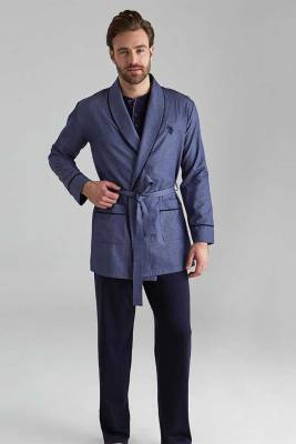 U.S. Polo Assn. - Lacivert Robdöşambr 5'li Damat Çeyiz Seti