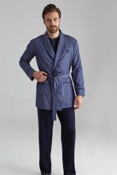 Lacivert Robdöşambr 5'li Damat Çeyiz Seti - 1