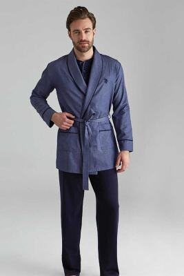 Lacivert Robdöşambr 5'li Damat Çeyiz Seti - 1