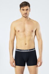 Likralı 3'lü Erkek Boxer - 11