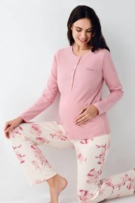 Pierre Cardin - Lohusa Pijama Takım, Modal Kumaş