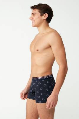 U.S. Polo Assn. - Modal Baskılı 2'li Erkek Boxer (1)