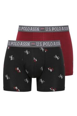 U.S. Polo Assn. - Modal Baskılı 2'li Erkek Boxer