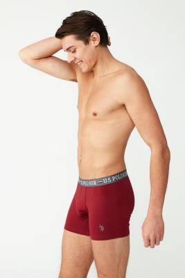 Modal Baskılı 2'li Erkek Boxer - 10