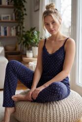 NBB Askılı Lacivert Pijama Takım