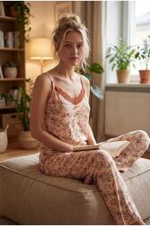 NBB Kadın Askılı Çiçekli Pijama Takım