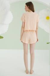 NBB Kadın Şortlu Crop Takım - Thumbnail