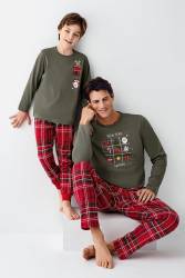 New Year Aile Pijama Seti, her beden farklı fiyatlarda, kombin yapmak için sırayla sepete eklemlisiniz - Thumbnail