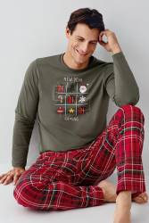 New Year Aile Pijama Seti, her beden farklı fiyatlarda, kombin yapmak için sırayla sepete eklemlisiniz - Thumbnail