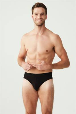 U.S. Polo Assn. - Pamuklu Erkek Siyah Melanj 3 Lü Slip Külot