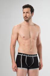 Pamuklu Likralı 2'li Erkek Boxer - Thumbnail