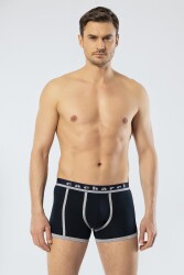 Erkek 2'li Biyeli Boxer, %95 Pamuk, %5 Elastan - 5