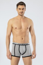 Erkek 2'li Biyeli Boxer, %95 Pamuk, %5 Elastan - 7