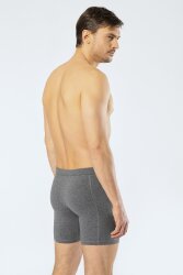 Pamuklu Likralı Bel Bantlı Uzun Erkek Boxer - 9