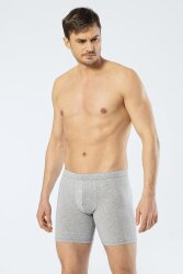 Pamuklu Likralı Bel Bantlı Uzun Erkek Boxer - 11