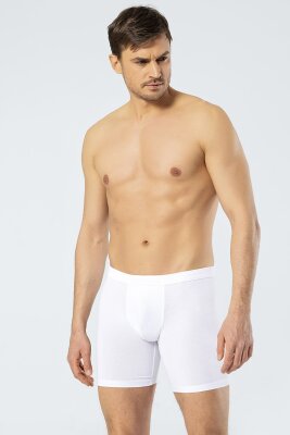 Pamuklu Likralı Bel Bantlı Uzun Erkek Boxer - 15