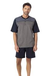 Pierre Cardin %100 Pamuk 3'lü Jakarlı Erkek Pijama Takım, Kutulu Gönderilir - Thumbnail